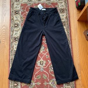 Brand new black wide leg jeans